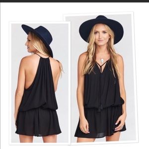 Show Me Your Mumu Lasso Cloud Black Dress